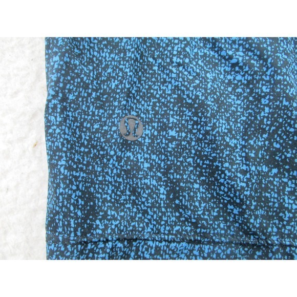 Lululemon Core Shorts Mens Sz Large 11" Inseam Linerless Black Blue Drawstring - Picture 9 of 10